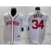 Men's Boston Red Sox #34 David Ortiz White Stitched MLB Cool Base Nike Jersey