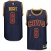 Men's Cleveland Cavaliers #6 Andrew Bogut adidas Navy Player Swingman CavFanatic Jersey