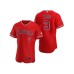 Men's Los Angeles Angels #3 Waylor Ward Red Flex Base Stitched Jersey