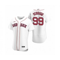 Men's Boston Red Sox #99 Alex Verdugo Nike White Authentic 2020 Home Stitched Jersey