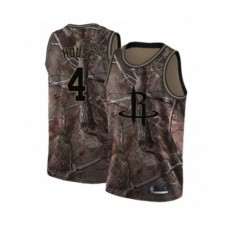 Men's Houston Rockets #4 Danuel House Swingman Camo Realtree Collection Basketball Stitched Jersey