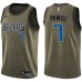 Men's Nike Dallas Mavericks #7 Dwight Powell Swingman Green Salute to Service NBA Jersey