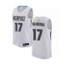 Men's Memphis Grizzlies #17 Jonas Valanciunas Authentic White Basketball Jersey - City Edition