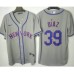 Men's New York Mets #39 Edwin Diaz Grey Stitched MLB Cool Base Nike Jersey