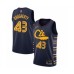 Men's Cleveland Cavaliers #43 Brad Daugherty Swingman Navy Basketball Stitched Jersey - 2019 20 City Edition