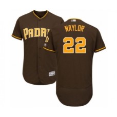 Men's San Diego Padres #22 Josh Naylor Brown Alternate Flex Base Authentic Collection Baseball Player Stitched Jersey