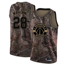 Men's Nike Washington Wizards #28 Ian Mahinmi Swingman Camo Realtree Collection NBA Jersey