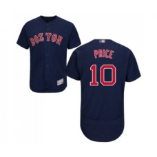 Men's Boston Red Sox #10 David Price Navy Blue Alternate Flex Base Authentic Collection Baseball Jersey