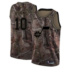 Men's Nike Utah Jazz #10 Alec Burks Swingman Camo Realtree Collection NBA Jersey