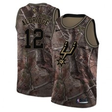 Men's Nike San Antonio Spurs #12 LaMarcus Aldridge Swingman Camo Realtree Collection NBA Jersey