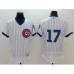 Men's Chicago Cubs #17 Kris Bryant Authentic White Stitched Jersey