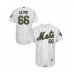 Men's New York Mets #66 Franklyn Kilome Authentic White 2016 Memorial Day Fashion Flex Base Baseball Player Stitched Jersey