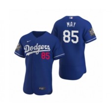 Men's Los Angeles Dodgers #85 Dodgers Dustin May Nike Royal 2020 World Series Authentic Stitched Jersey