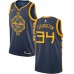 Men's Nike Golden State Warriors #34 Shaun Livingston Swingman Navy Blue NBA Jersey - City Edition