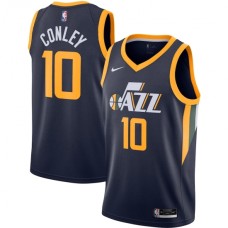 Men's Utah Jazz #10 Mike Conley Nike Navy 2020-21 Swingman Stitched Jersey