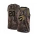 Men's Toronto Raptors #20 Dewan Hernandez Swingman Camo Realtree Collection Basketball Stitched Jersey