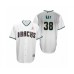 Men's Robbie Ray Arizona Diamondbacks #38 White Teal 2019 Mothers Day Cool Base Stitched Jersey