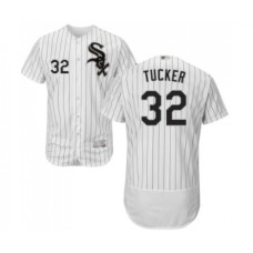 Men's Chicago White Sox #32 Preston Tucker White Home Flex Base Authentic Collection Baseball Jersey