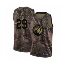 Men's Minnesota Timberwolves #29 Jake Layman Swingman Camo Realtree Collection Basketball Jersey