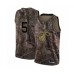 Men's Miami Heat #5 Derrick Jones Jr Swingman Camo Realtree Collection Basketball Stitched Jersey