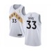 Men's Toronto Raptors #33 Marc Gasol Swingman White 2019 Basketball Finals Champions Jersey - City Edition