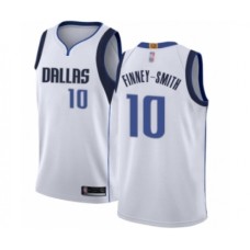 Men's Dallas Mavericks #10 Dorian Finney-Smith Authentic White Basketball Stitched Jersey - Association Edition