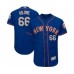 Men's New York Mets #66 Franklyn Kilome Royal Gray Alternate Flex Base Authentic Collection Baseball Player Stitched Jersey