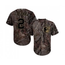 Men's Baltimore Orioles #2 Jonathan Villar Authentic Camo Realtree Collection Flex Base Baseball Jersey