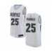 Men's Memphis Grizzlies #25 Miles Plumlee Authentic White Basketball Jersey - City Edition