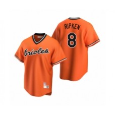 Men's Baltimore Orioles #8 Cal Ripken Jr. Nike Orange Cooperstown Collection Alternate Stitched Jersey