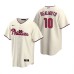 Men's Nike Philadelphia Phillies #10 J.T. Realmuto Cream Alternate Stitched Baseball Jersey