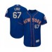 Men's New York Mets #67 Seth Lugo Royal Gray Alternate Flex Base Authentic Collection Baseball Player Stitched Jersey