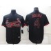 Men's St Louis Cardinals #4 Yadier Molina Lights Out Black Fashion Stitched MLB Cool Base Nike Jersey