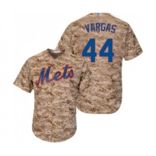 Men's New York Mets #44 Jason Vargas Replica Camo Alternate Cool Base Baseball Jersey