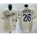 Men's Minnesota Twins #26 Max Kepler Number Cream 2022 City Connect Cool Base Stitched Jersey