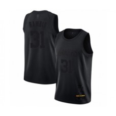 Men's Los Angeles Lakers #31 Kurt Rambis Swingman Black MVP Basketball Stitched Jersey