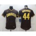 Men's Nike San Diego Padres #44 Joe Musgrove Brown Collection Baseball Player Stitched Jersey