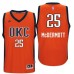 Men's Oklahoma City Thunder #25 Doug McDermott adidas Orange Player Swingman Jersey