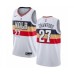 Men's Nike New Orleans Pelicans #27 Jordan Crawford White Swingman Jersey - Earned Edition