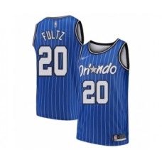 Men's Orlando Magic #20 Markelle Fultz Authentic Blue Hardwood Classics Basketball Stitched Jersey