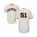 Men's San Francisco Giants #51 Conner Menez Cream Home Flex Base Authentic Collection Baseball Player Stitched Jersey