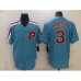 Men's Nike Philadelphia Phillies #3 Bryce Harper Blue Cooperstown Collection Home Stitched Baseball Jersey