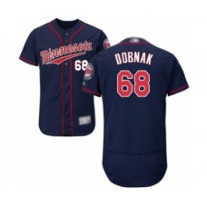 Men's Minnesota Twins #68 Randy Dobnak Authentic Navy Blue Alternate Flex Base Authentic Collection Baseball Player Stitched Jersey