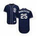 Men's San Diego Padres #25 Nick Margevicius Navy Blue Alternate Flex Base Authentic Collection Baseball Player Stitched Jersey