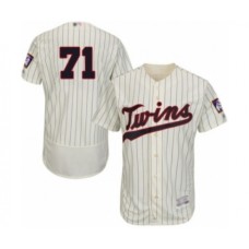 Men's Minnesota Twins #71 Sean Poppen Authentic Cream Alternate Flex Base Authentic Collection Baseball Player Stitched Jersey