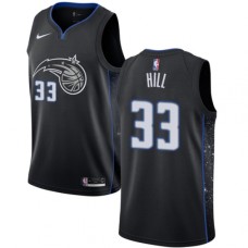 Men's Nike Orlando Magic #33 Grant Hill Swingman Black NBA Jersey - City Edition