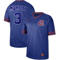 Men's Nike Atlanta Braves #3 Dale Murphy Royal Authentic Cooperstown Collection Stitched Baseball Jersey