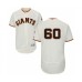 Men's San Francisco Giants #60 Wandy Peralta Cream Home Flex Base Authentic Collection Baseball Player Stitched Jersey