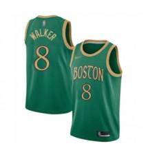 Men's Boston Celtics #8 Kemba Walker Swingman Green Basketball Stitched Jersey - 2019 20 City Edition