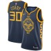 Men's Nike Golden State Warriors #30 Stephen Curry Swingman Navy Blue NBA Jersey - City Edition